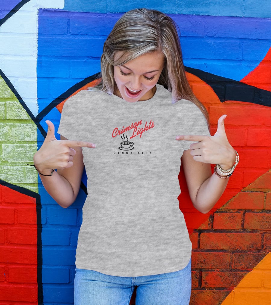 Crimson Lights Coffee Cup Genoa City T-Shirt