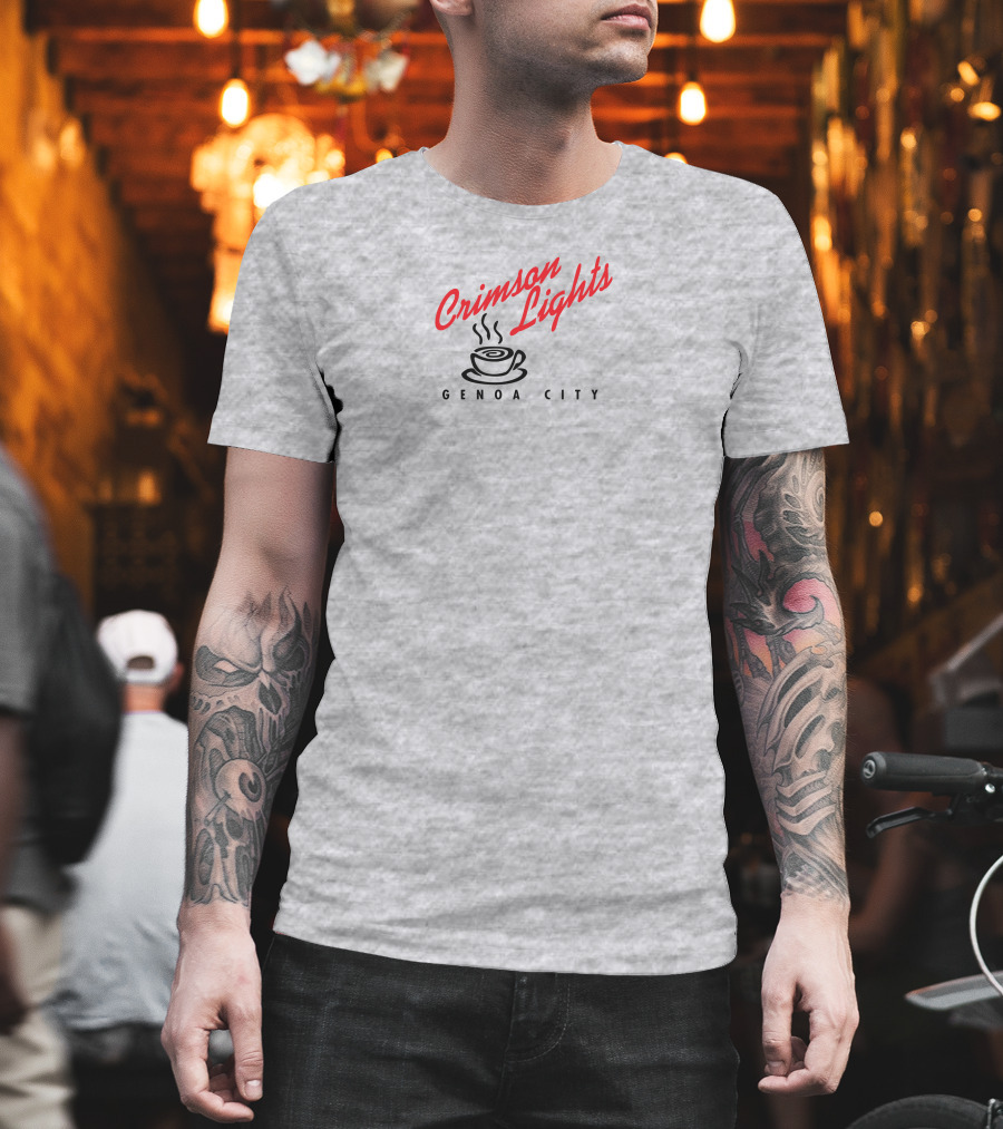Crimson Lights Coffee Cup Genoa City T-Shirt