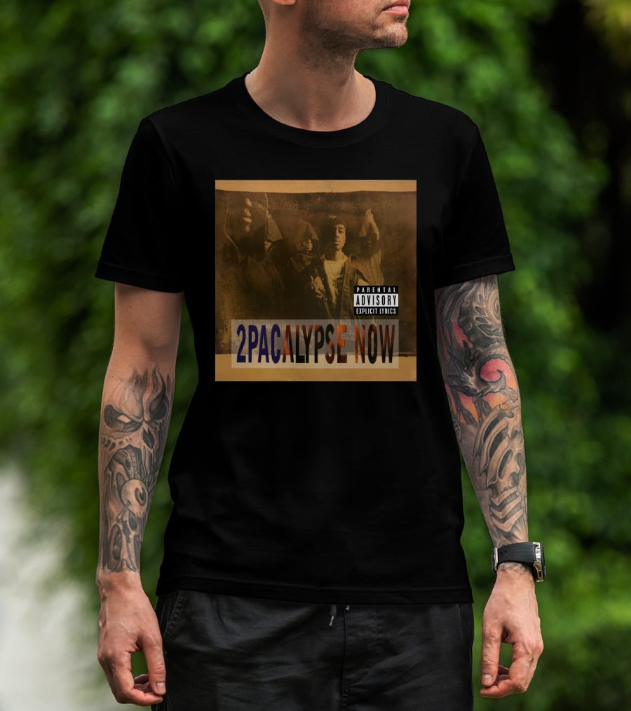 Eminem Parental Advisory Explicit Lyrics 2Pacalypse Now T-Shirt