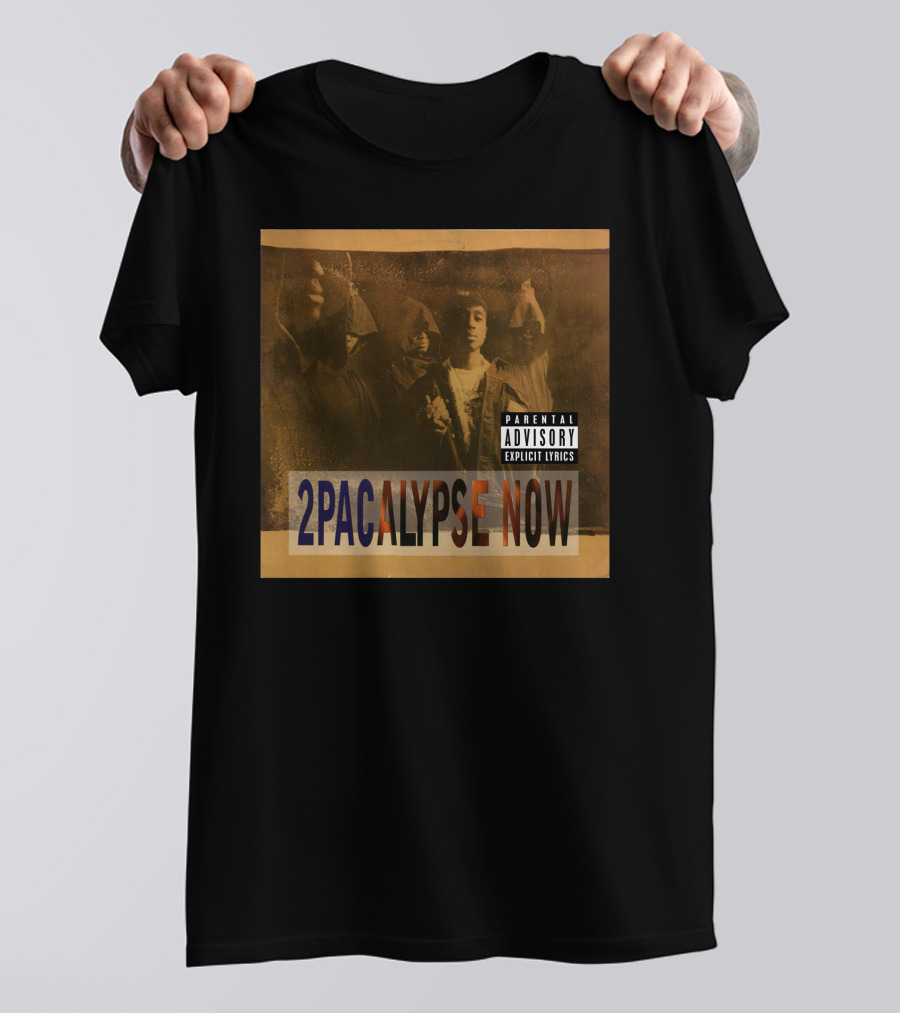 Eminem Parental Advisory Explicit Lyrics 2Pacalypse Now T-Shirt