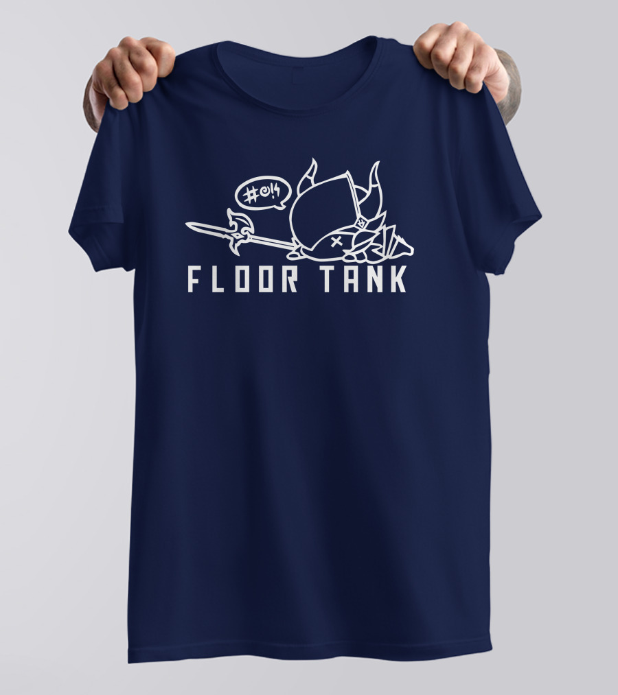 Floor Tank Hashtag Oof Viking Helmet And Spear T-Shirt