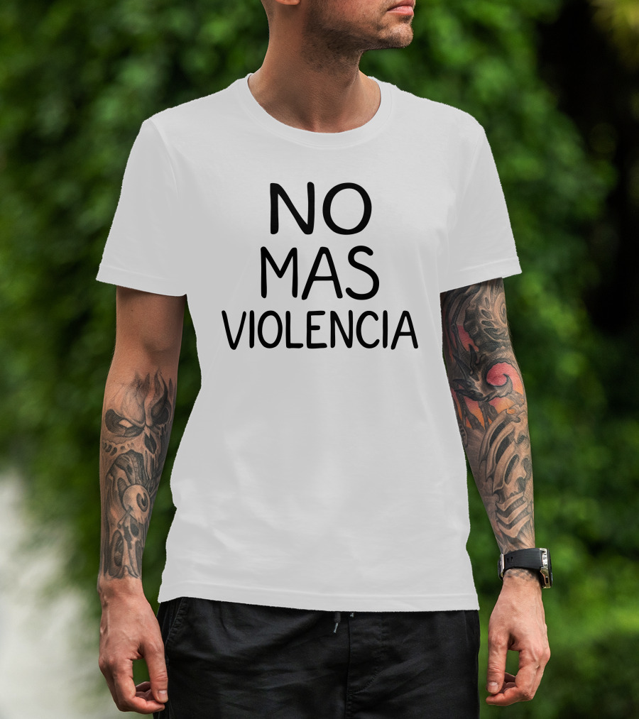 AFC Ajax No Mas Violencia Message T-Shirt