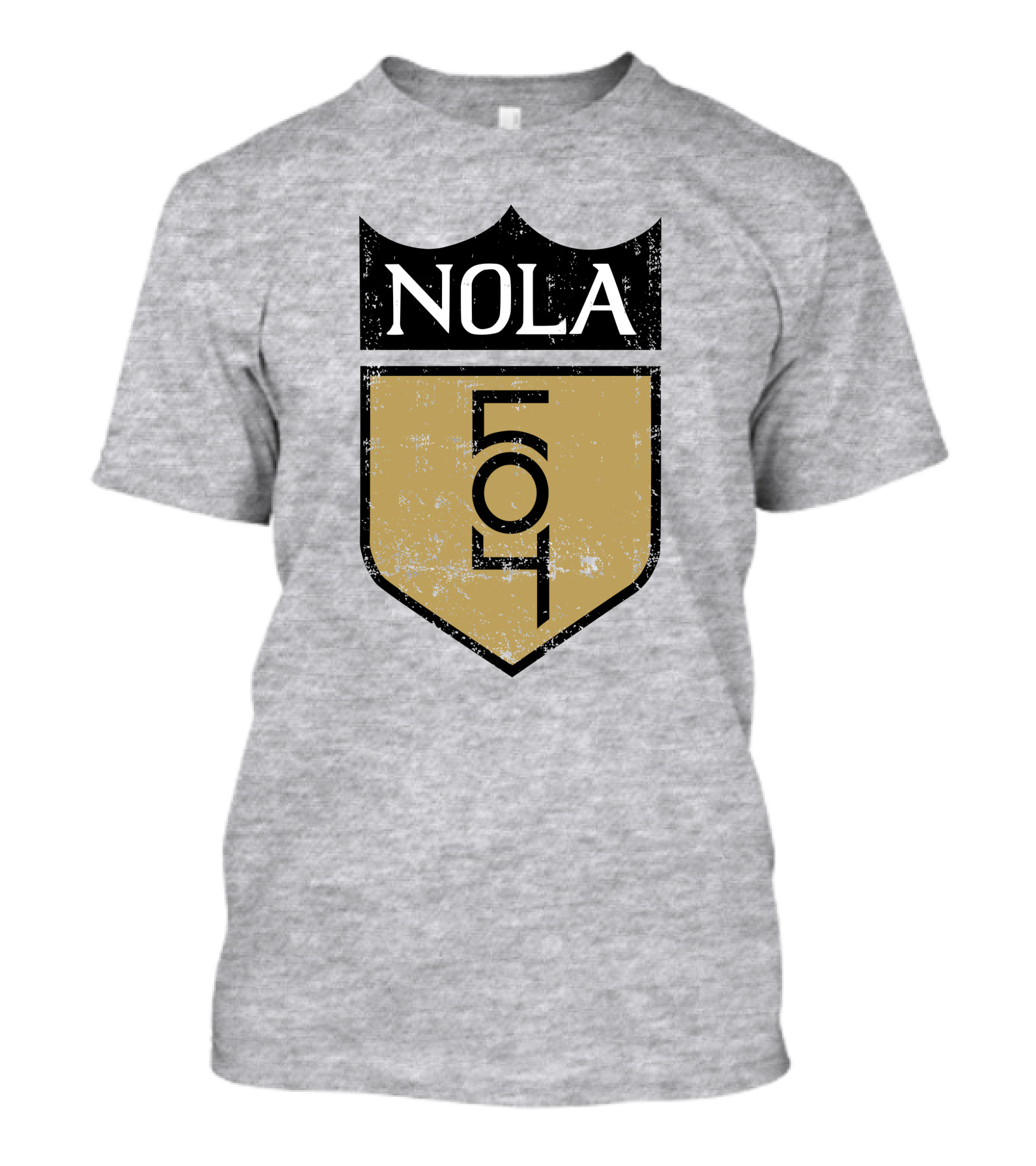 NOLA 504 Shield Badge Emblem T-Shirt