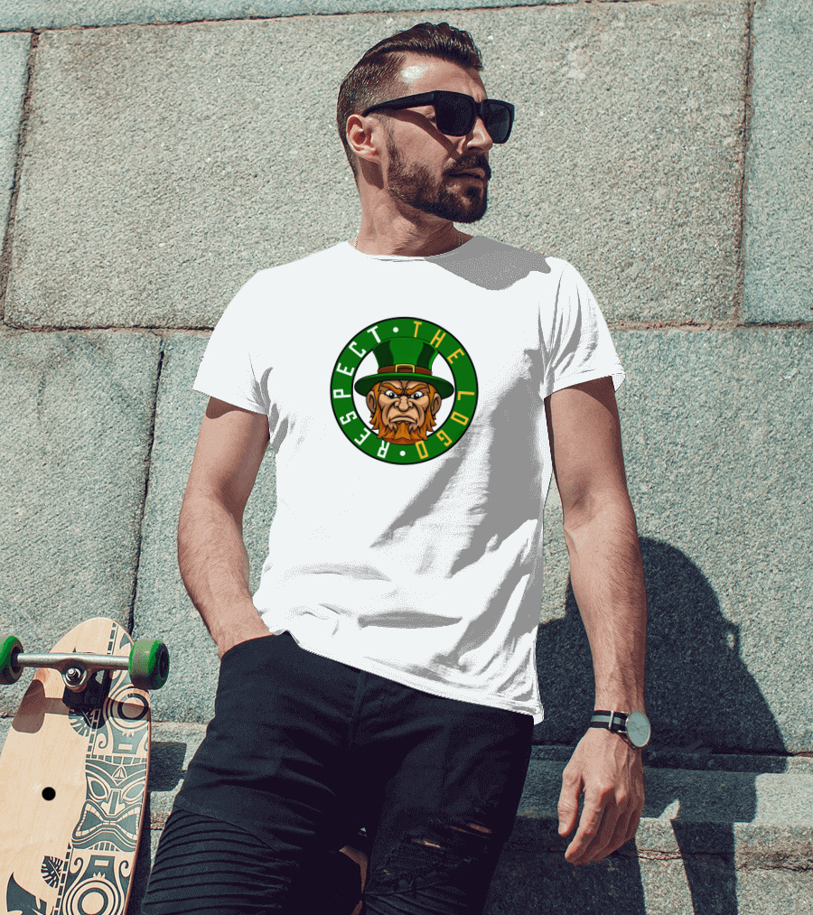 Glen Davis Respect The Logo Celtic Leprechaun T-Shirt