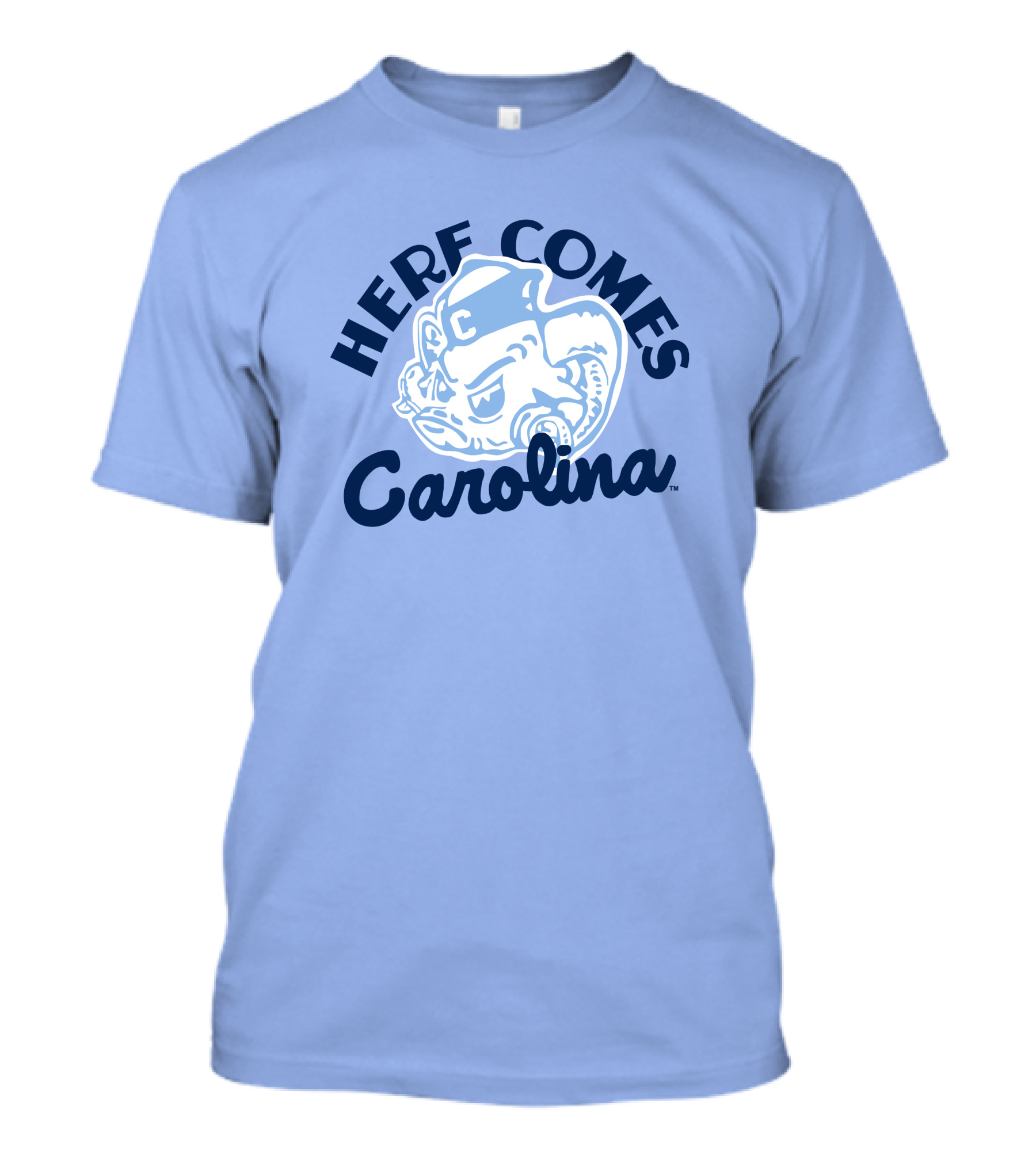 Here Comes Carolina Barstool Bench Mob T-Shirt