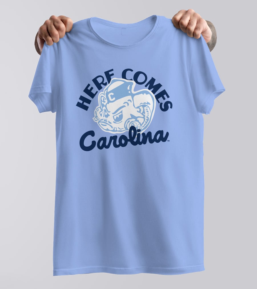 Here Comes Carolina Barstool Bench Mob T-Shirt