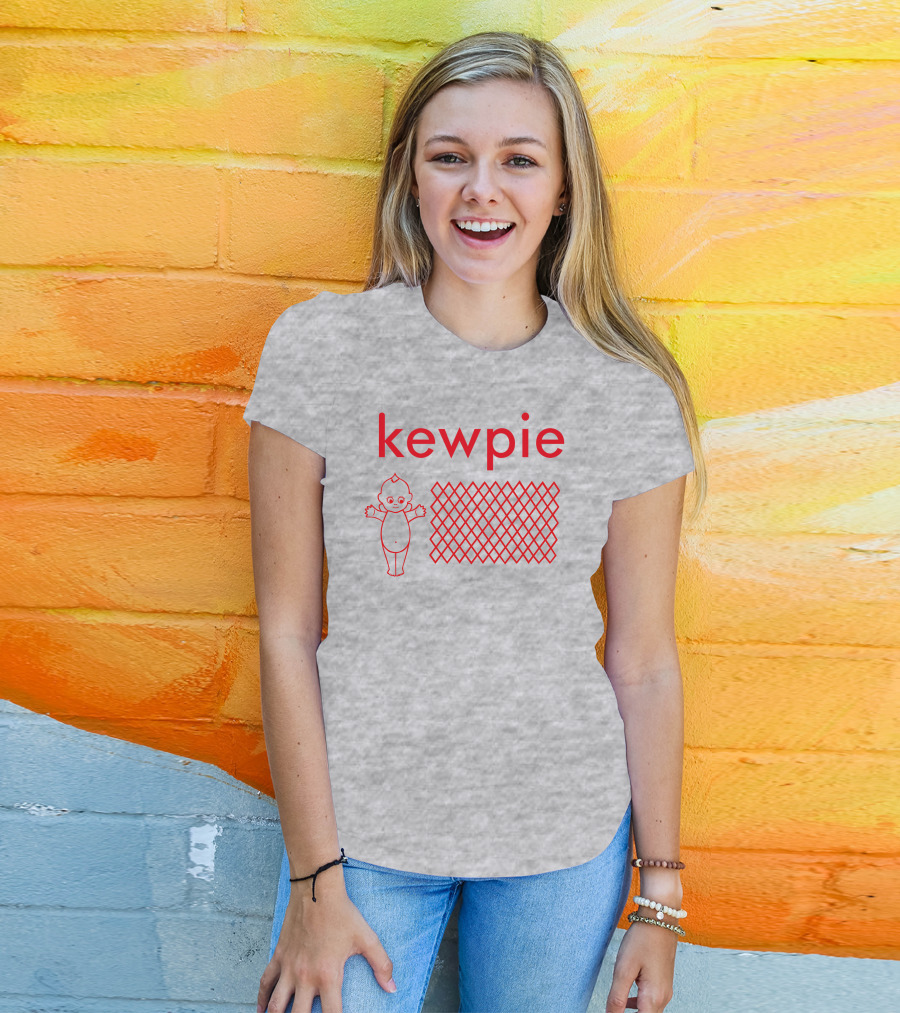 Kewpie Mayo Doll Red Net T-Shirt