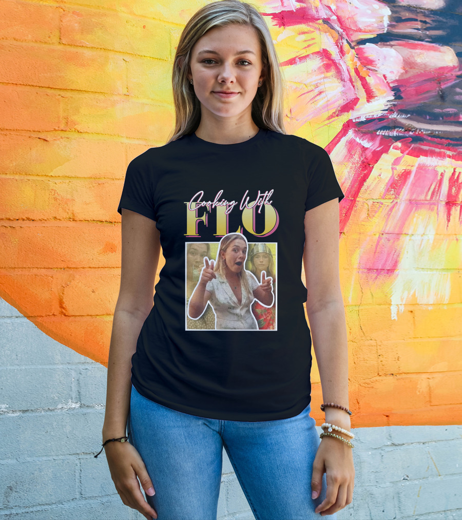 Florence Pugh Brasil Cooking With Flo Playful Photoshoot Collage T-Shirt