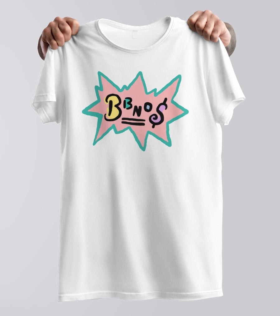 Bbnomula Bbnos Rugrats Style Bold Textured Starburst T-Shirt