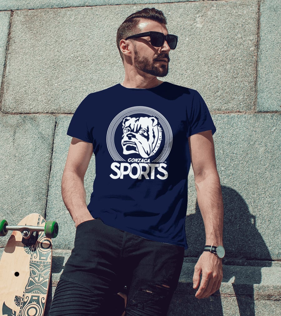 Gonzaga Sports Bulldog Retro T-Shirt
