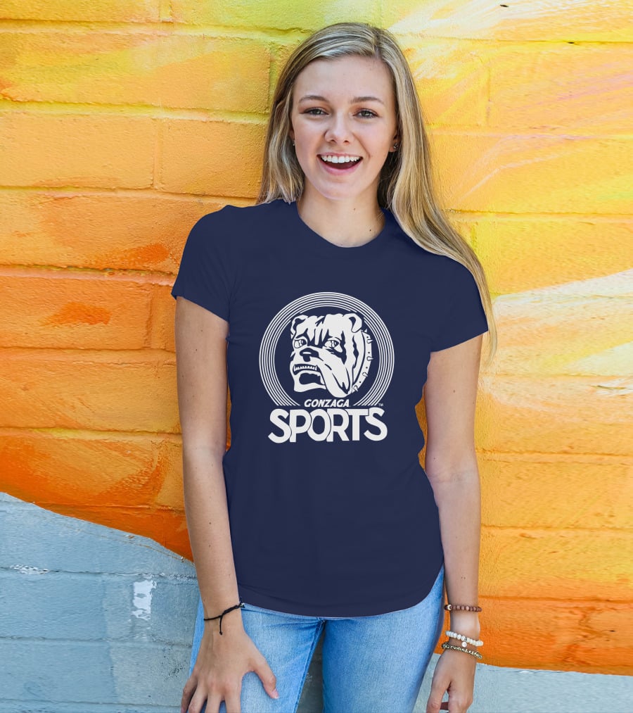 Homefiel Vintage Gonzaga Sports Bulldog T-Shirt