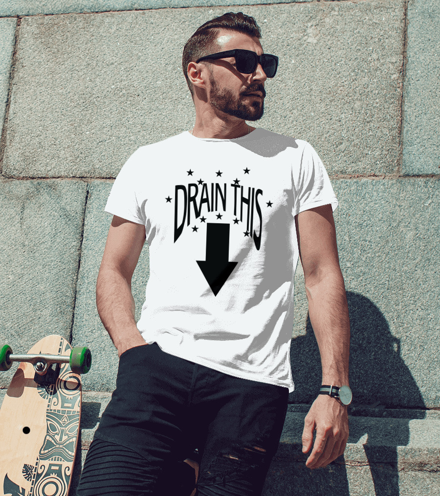 Rafastinks Drain This Arrow Stars T-Shirt