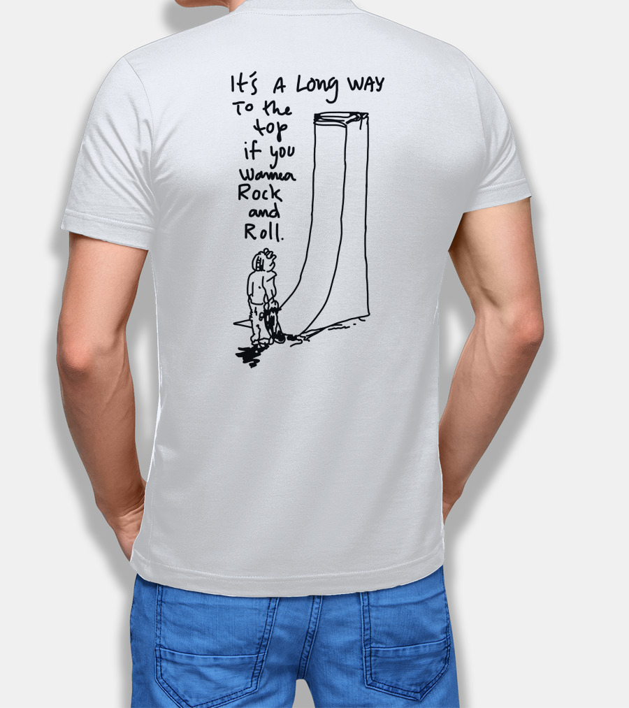 Manuela Polar Skate Co It's A Long Way To The Top Rock'n'roll T-Shirt