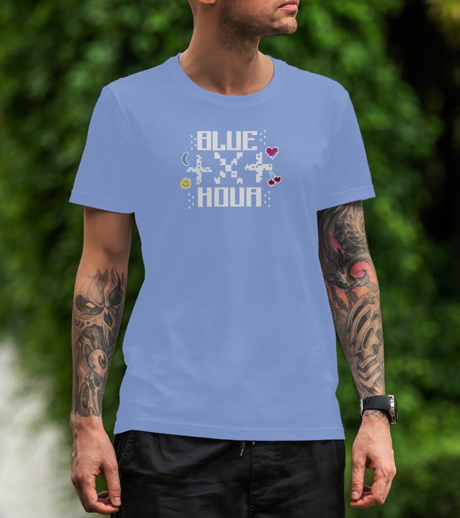 BLUE HOUR Moon Star Heart Sun Cherry T-Shirt