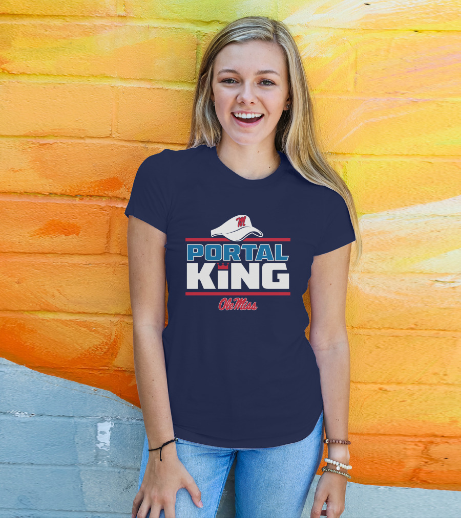 Lane Kiffin Ole Miss Portal King Football Iconic Hat T-Shirt