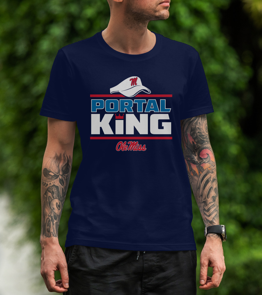 Lane Kiffin Ole Miss Portal King Football Iconic Hat T-Shirt