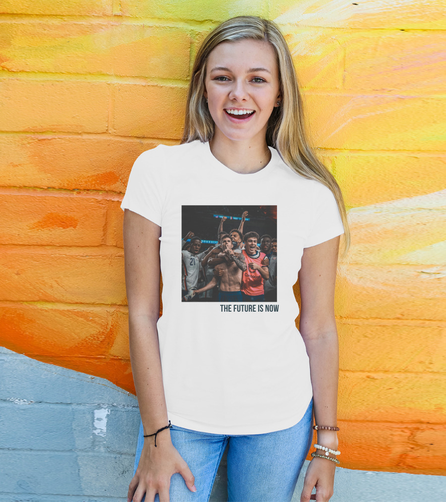 The Future Is Now USA Soccer CONCACAF Celebratory Moment T-Shirt