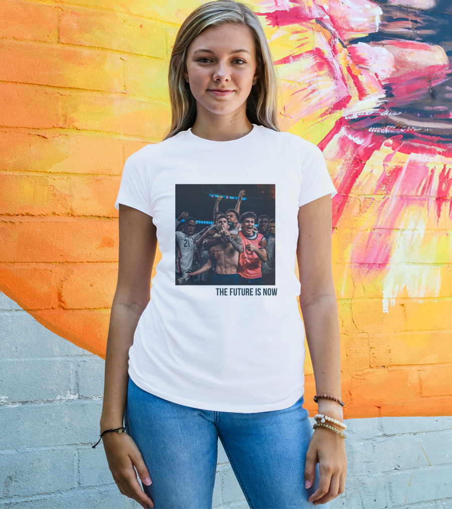 The Future Is Now USA Soccer CONCACAF Celebratory Moment T-Shirt
