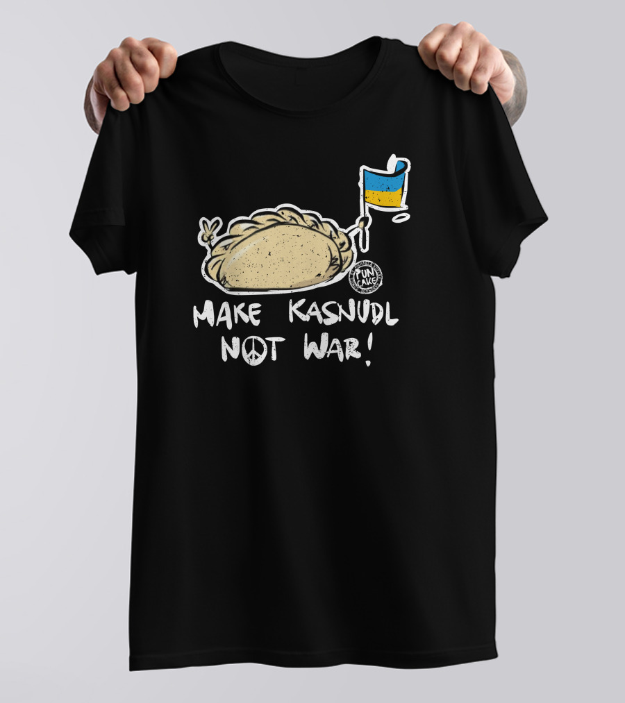 Make Kasnudl Not War Peace Symbol With Flag Icon By Pun Cake T-Shirt