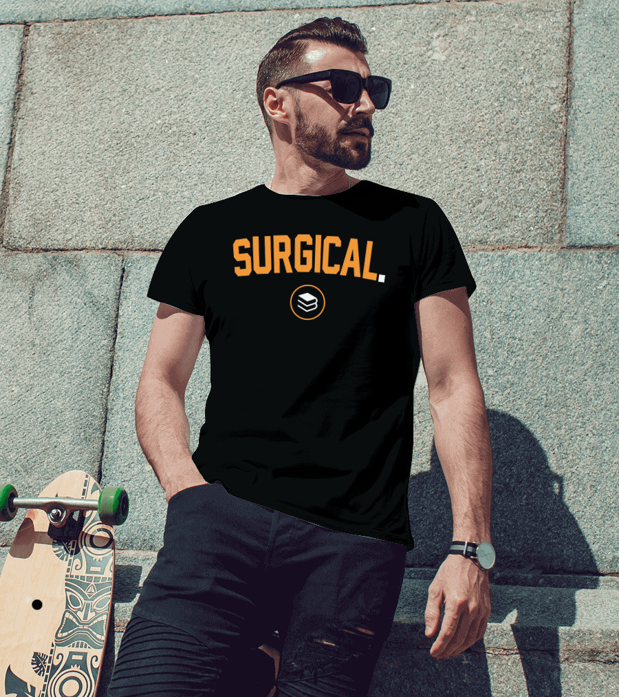 Trent Attyah Surgical Black Circular Emblem T-Shirt