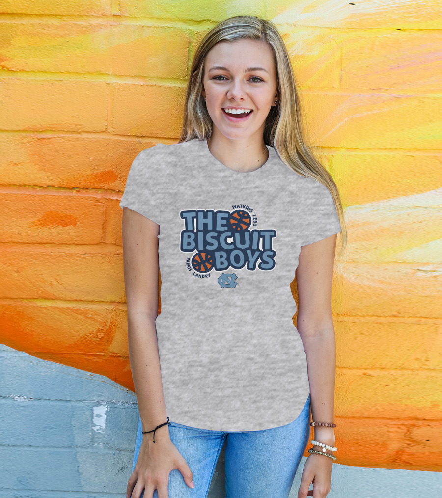 The Biscuit Boys Watkins Lebo Farris Landry UNC Basketball T-Shirt