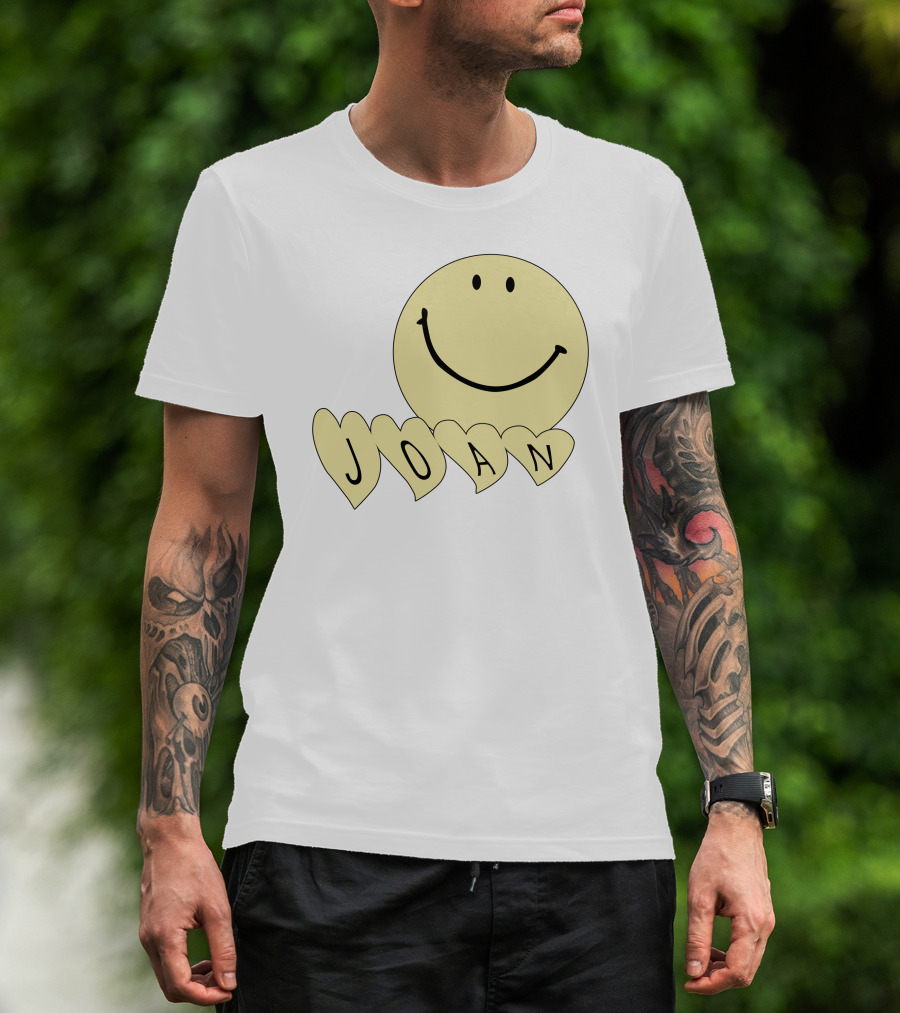 Happyhead Smiley Face Joan Love Hearts T-Shirt