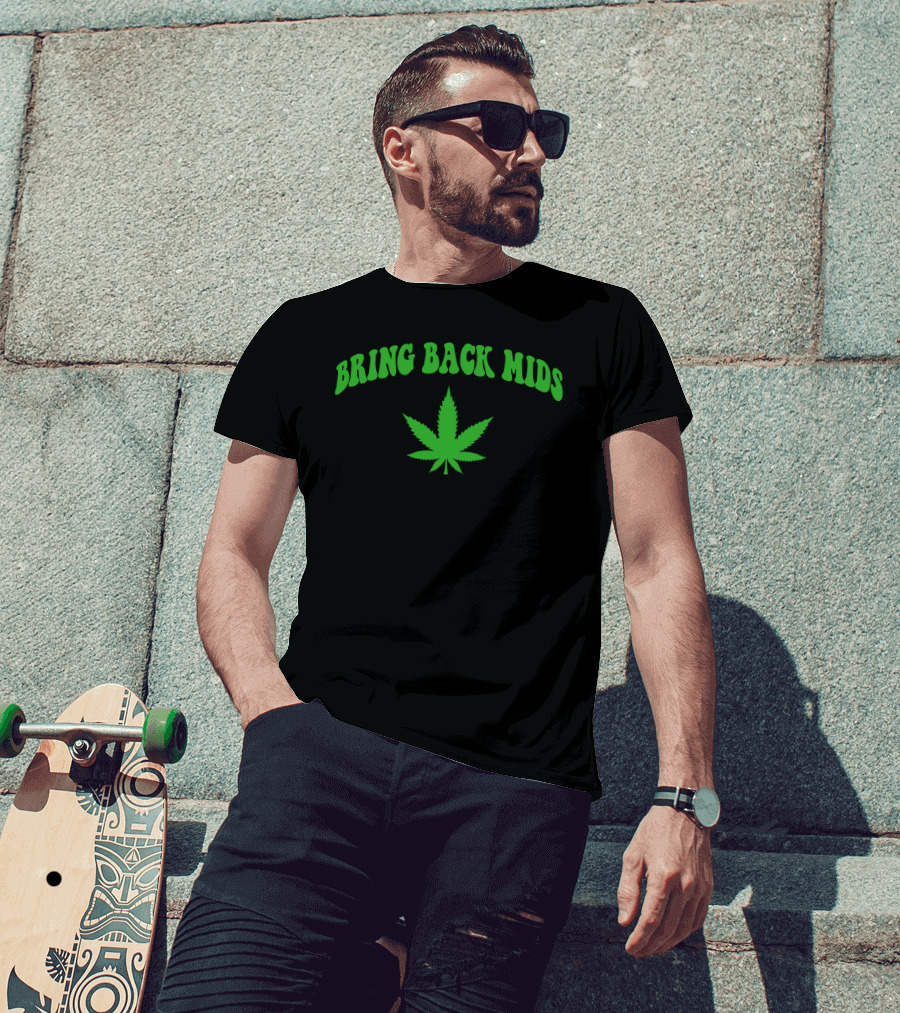 Feeno Bring Back Mids Marijuana Leaf T-Shirt