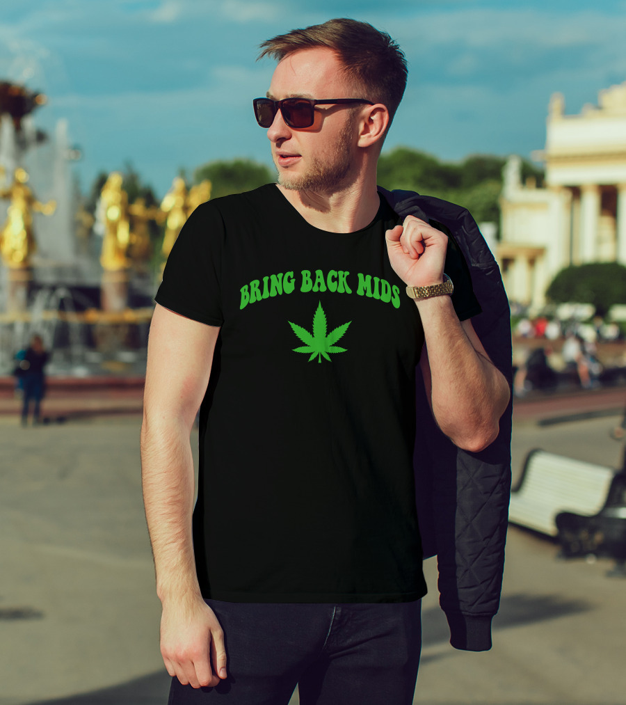 Feeno Bring Back Mids Marijuana Leaf T-Shirt