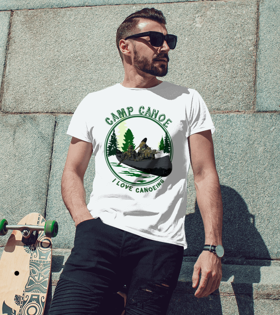 Camp Canoe I Love Canoeing Est. 2001 T-Shirt