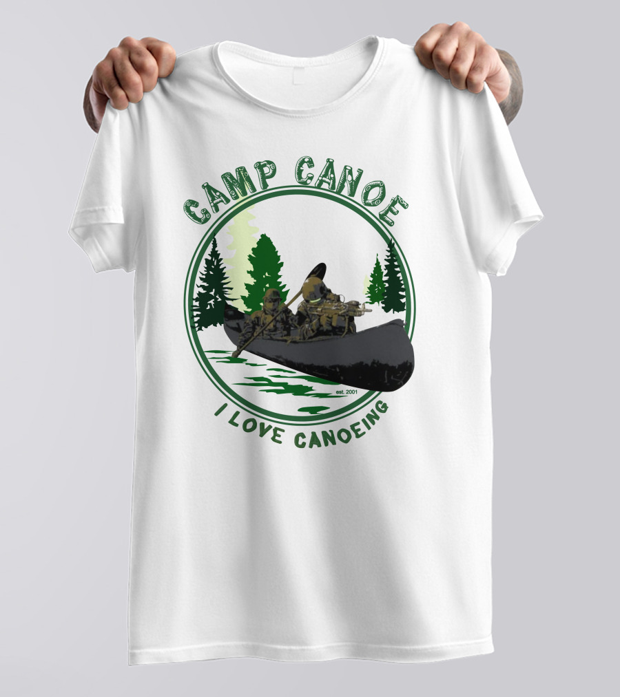 Camp Canoe I Love Canoeing Est. 2001 T-Shirt