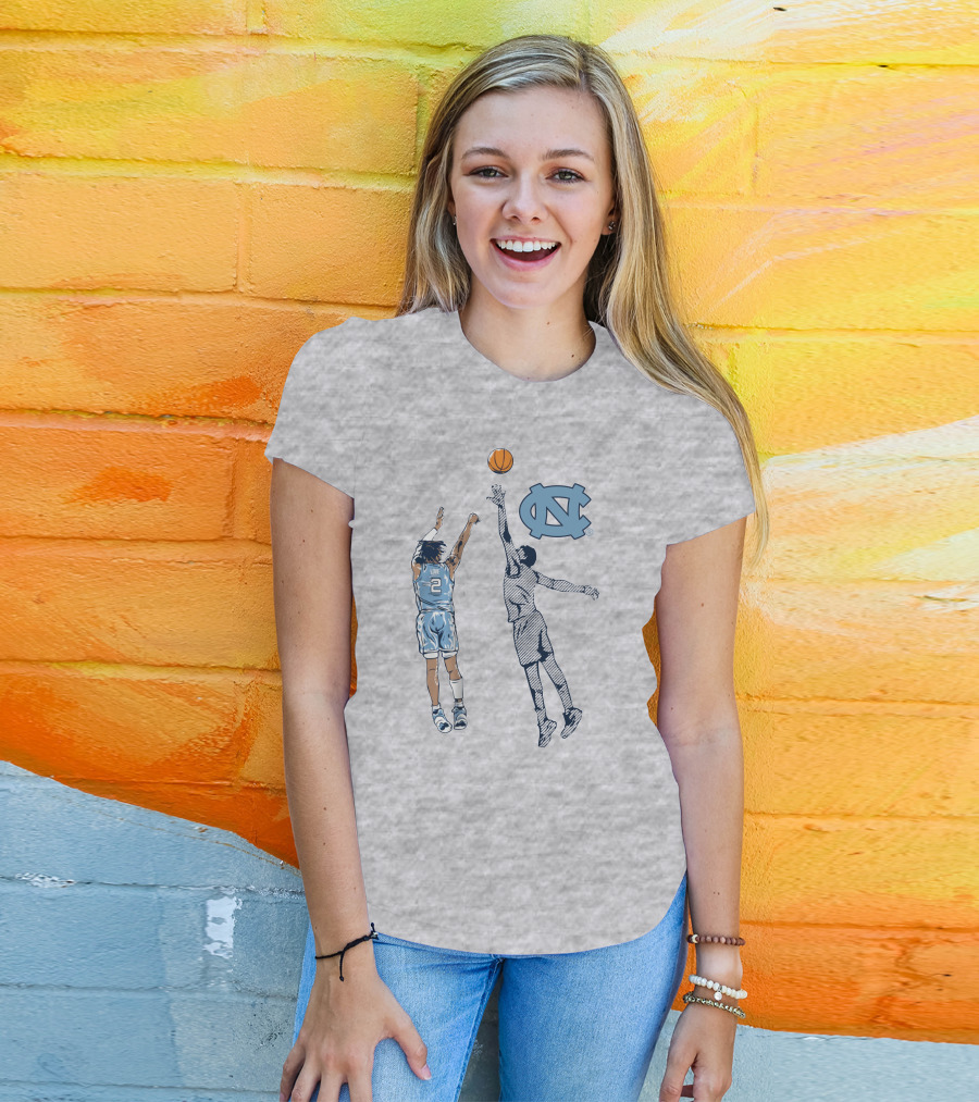 Caleb Love Nothing But Love UNC Basketball Jump Shot Iconic UNC T-Shirt