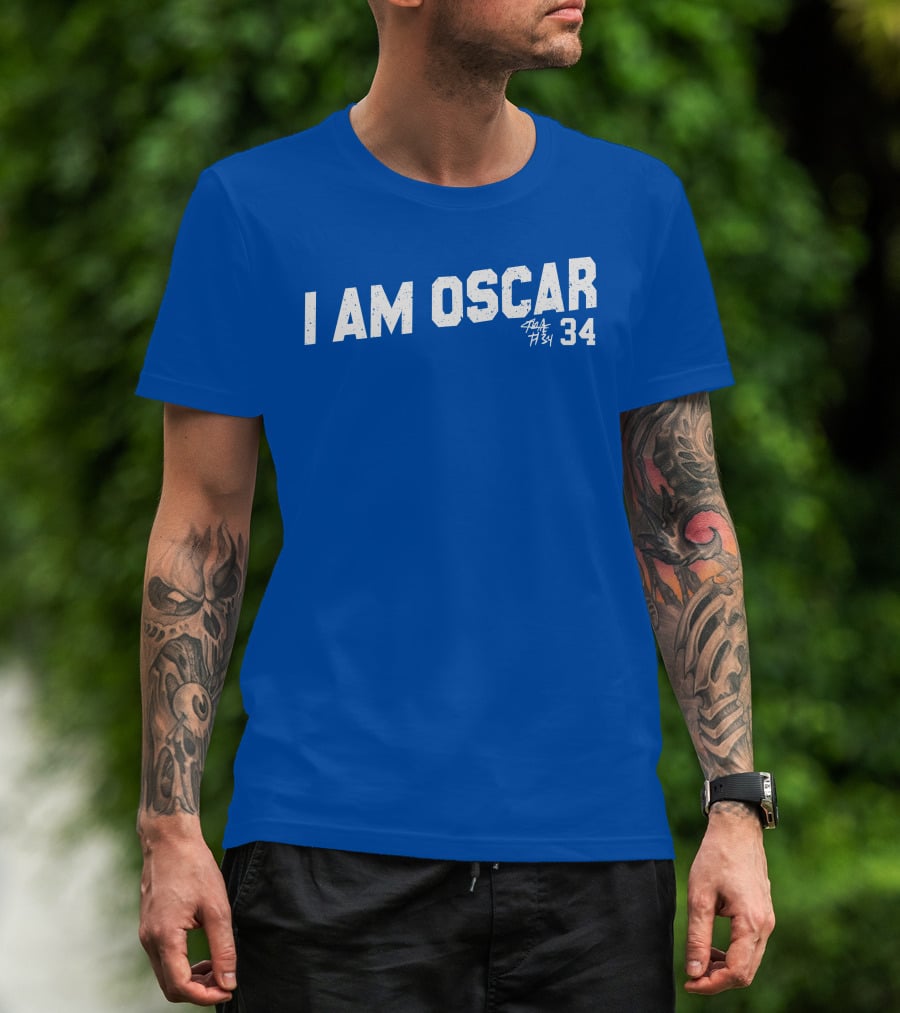 Kentucky Branded I Am Oscar 34 Royal T-Shirt