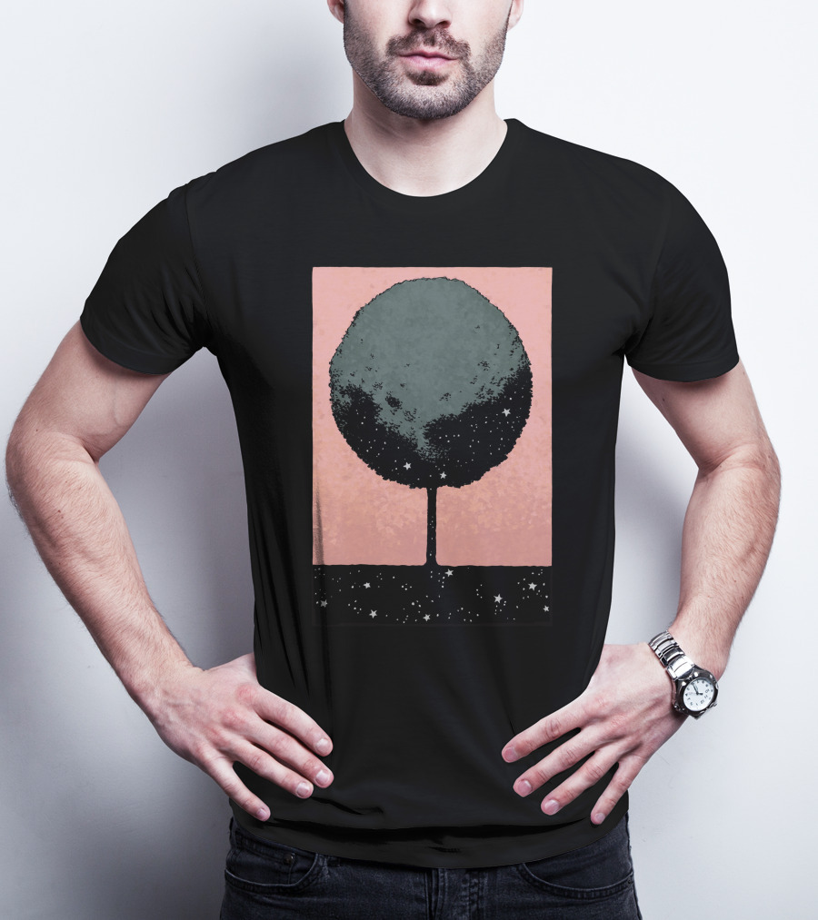 Tree Of Dreams Night Sky Stars T-Shirt