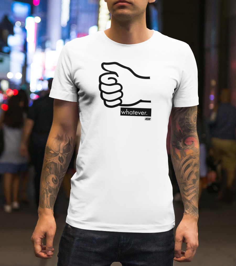 Orange Cassidy Whatever AEW Thumb Gesture T-Shirt