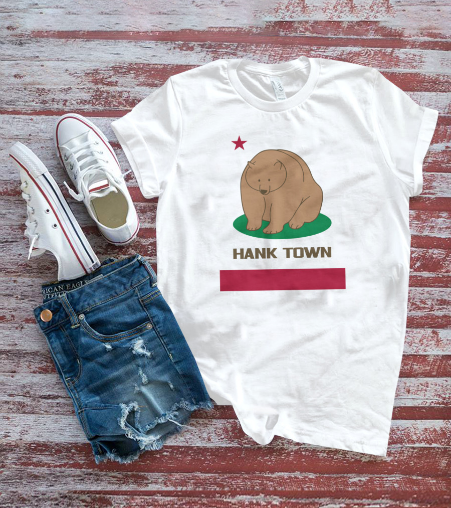 Bimbo Hank The Tank Bear Hank Town Star T-Shirt