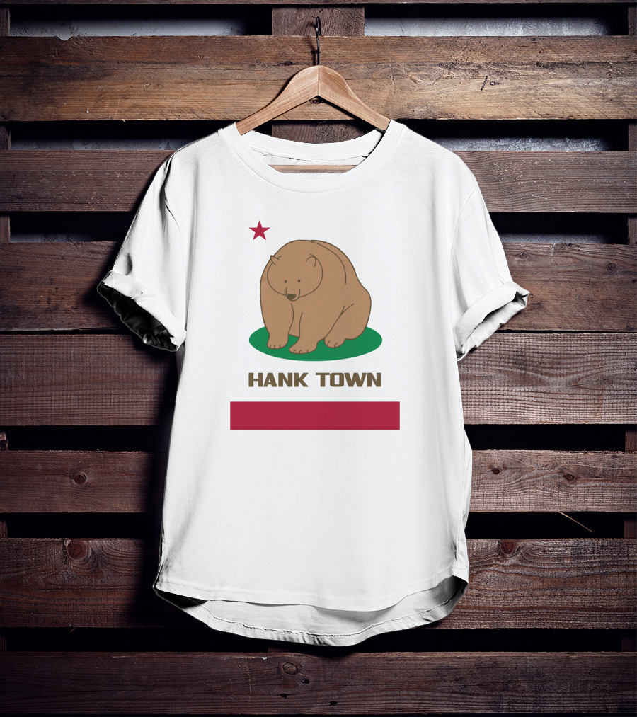Bimbo Hank The Tank Bear Hank Town Star T-Shirt
