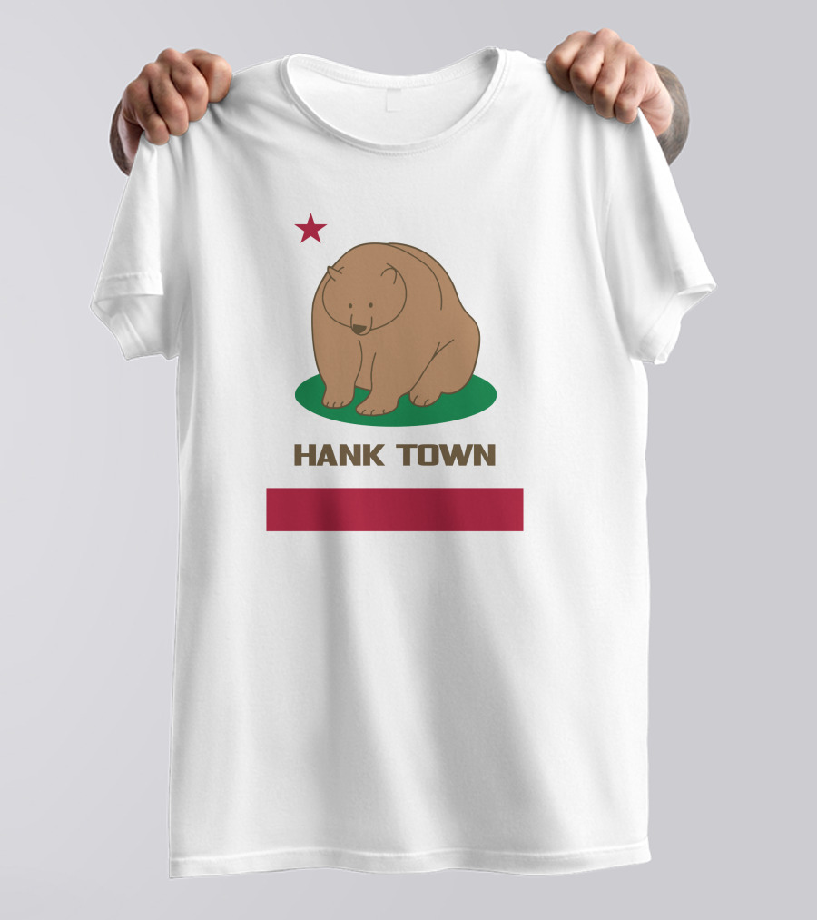 Bimbo Hank The Tank Bear Hank Town Star T-Shirt