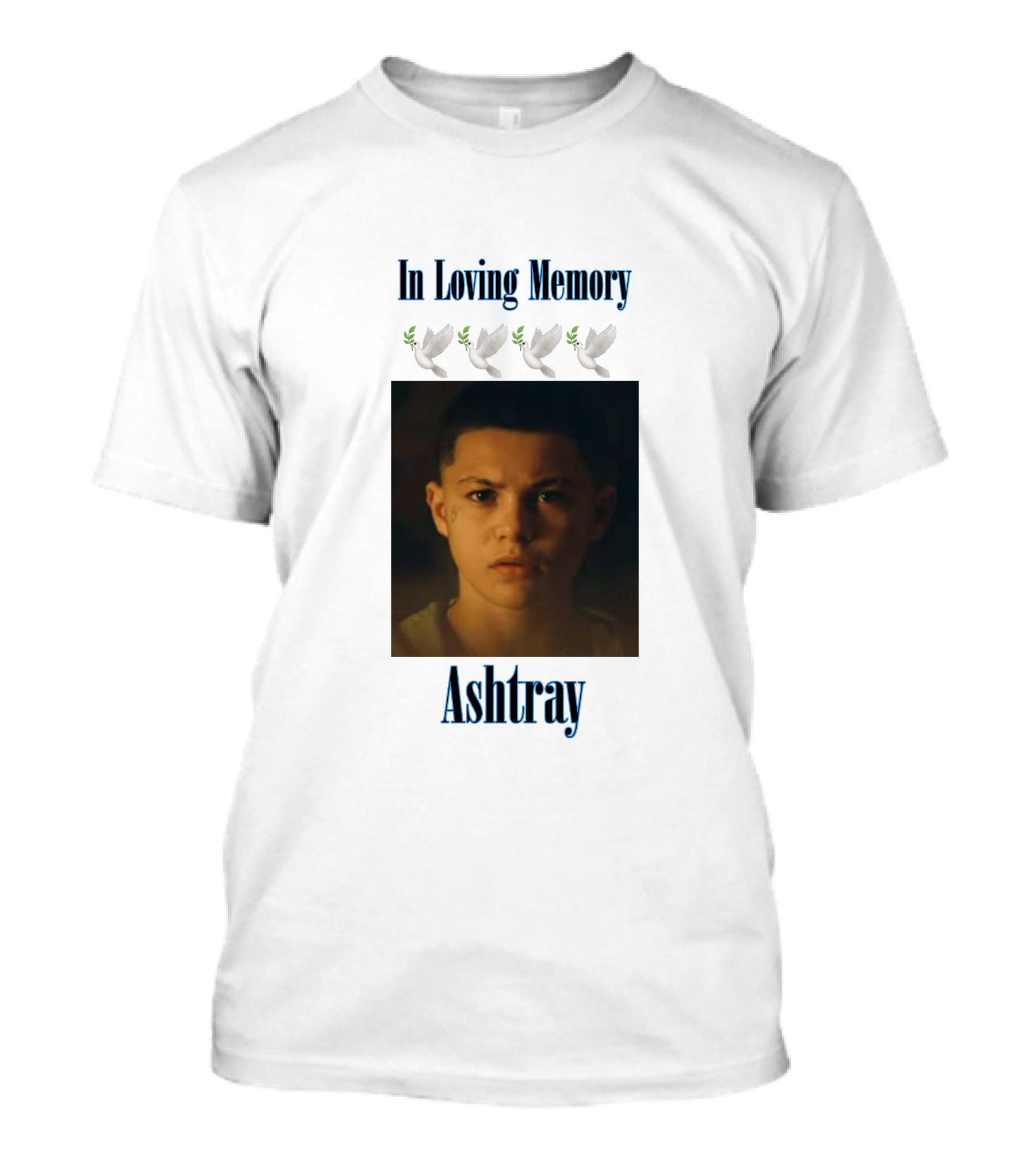 In Loving Memory Ashtray Stevenson Jean Doves T-Shirt