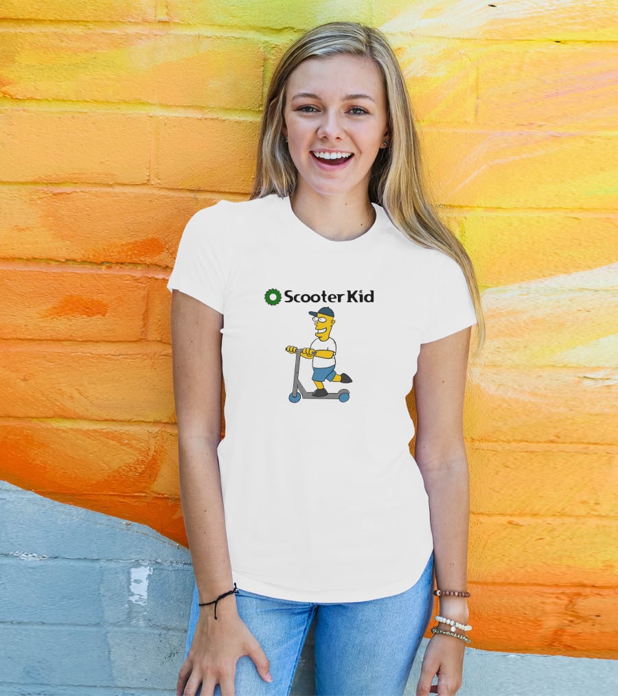 Kennybeats Scooter Kid Simpsons T-Shirt