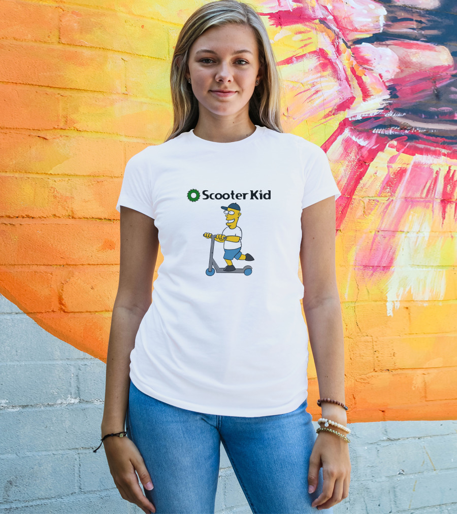 Kennybeats Scooter Kid Simpsons T-Shirt
