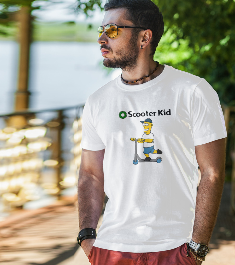 Kennybeats Scooter Kid Simpsons T-Shirt