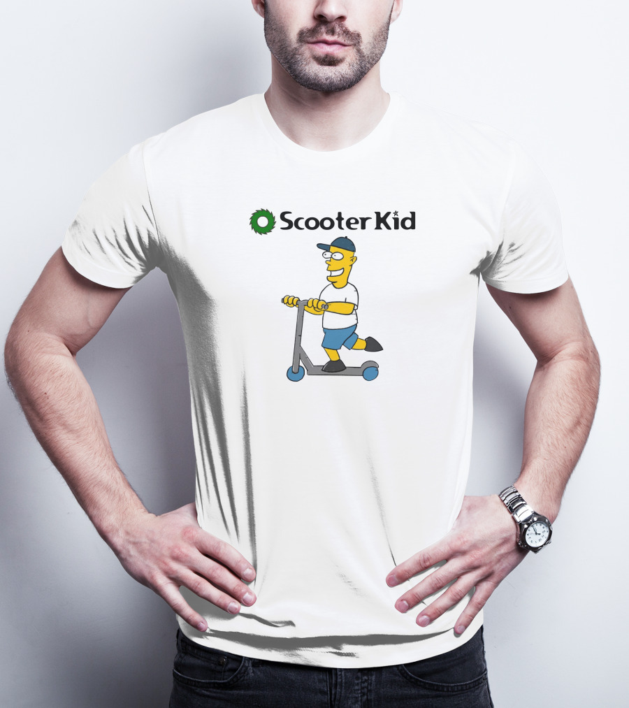 Kennybeats Scooter Kid Simpsons T-Shirt