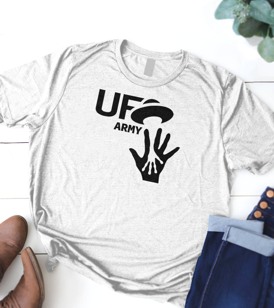 Ufo Army We Honking We Bonking Alien Hands T-Shirt