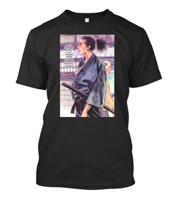 Miyamoto Musashi Rebirth Shimmen Takezo Manga Scene T-Shirt