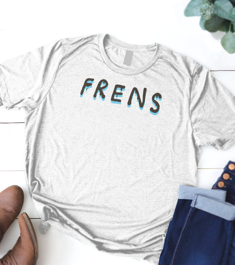 Alien Frens Dripping Text T-Shirt