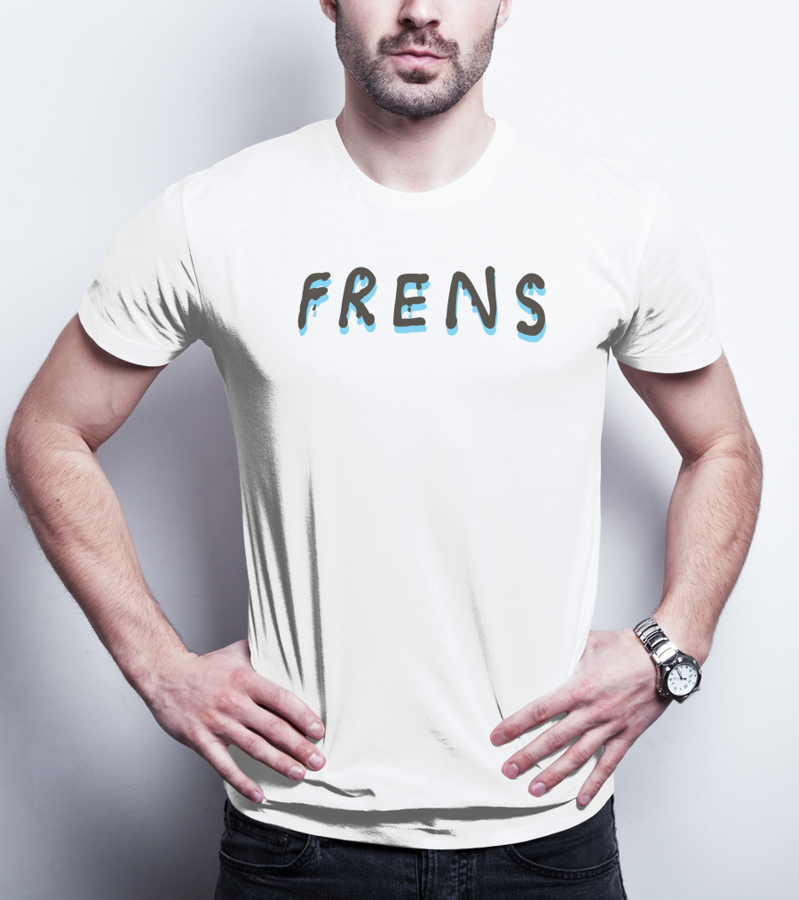 Alien Frens Dripping Text T-Shirt