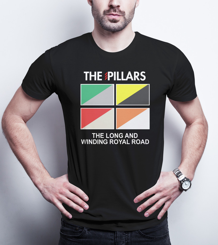 The Pillars The Long And Winding Royal Road Quadrant Colors T-Shirt