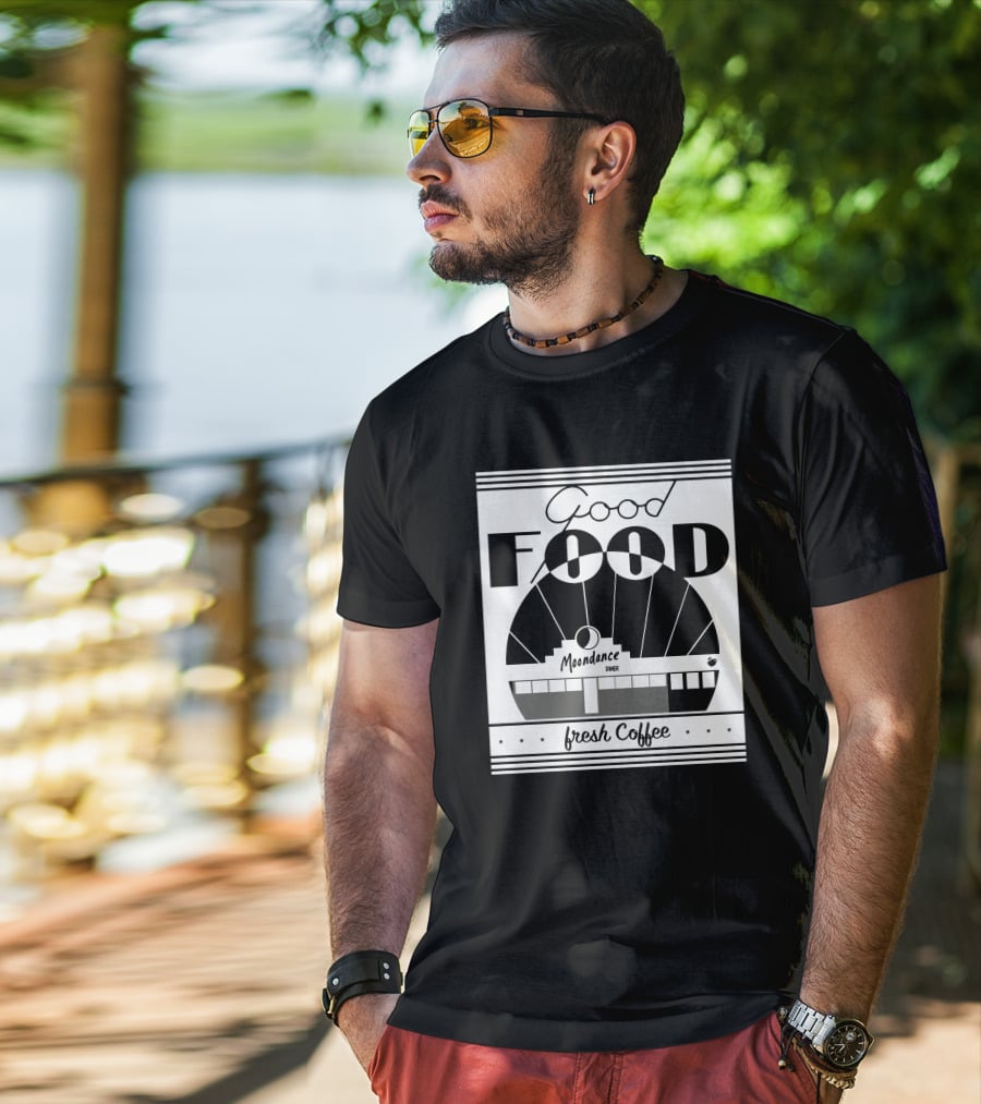 Good Food Moondance Diner Fresh Coffee T-Shirt
