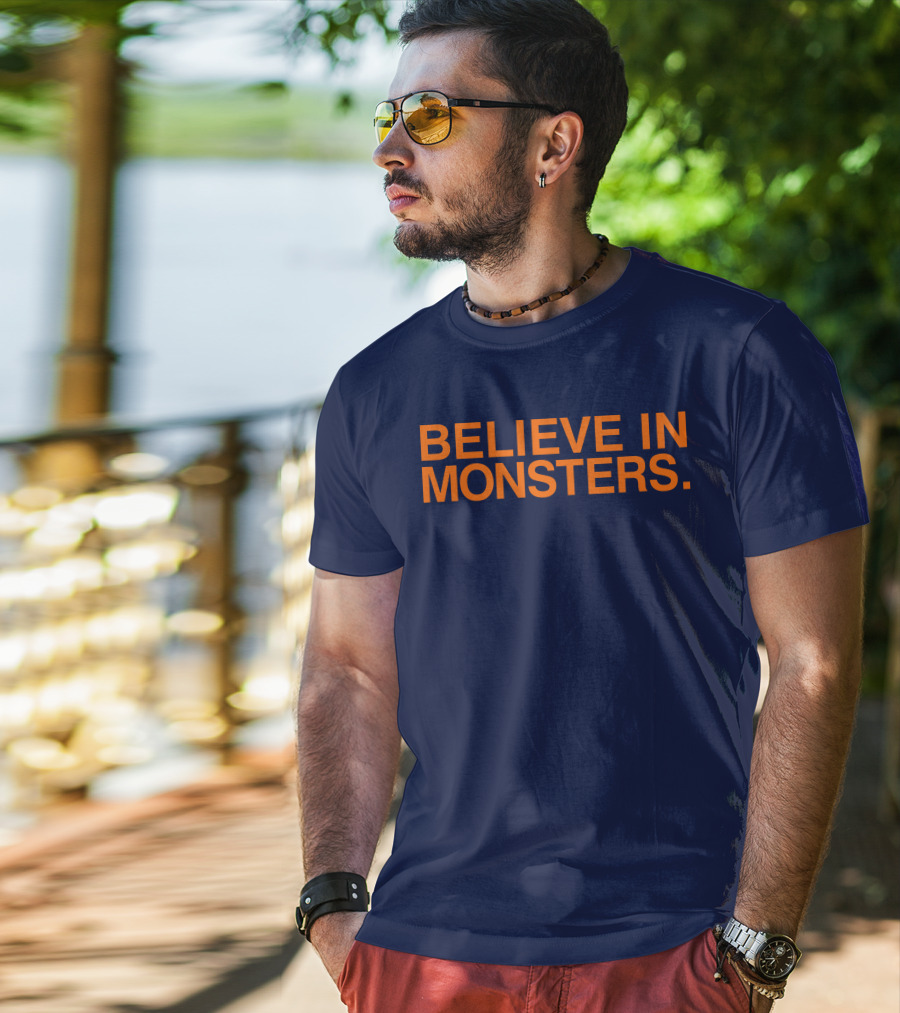 Brenda Webber Obvious Store Believe In Monsters T-Shirt