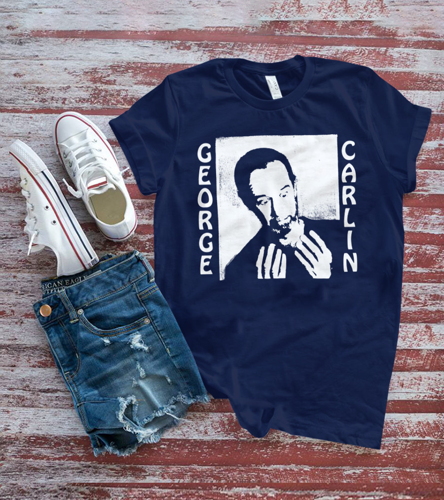 Wyco Vintage Shop Channing Tatum George Carlin It Only Hurts When I Think T-Shirt